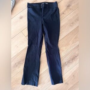 Old Navy Women's Navy Blue Flare Pants